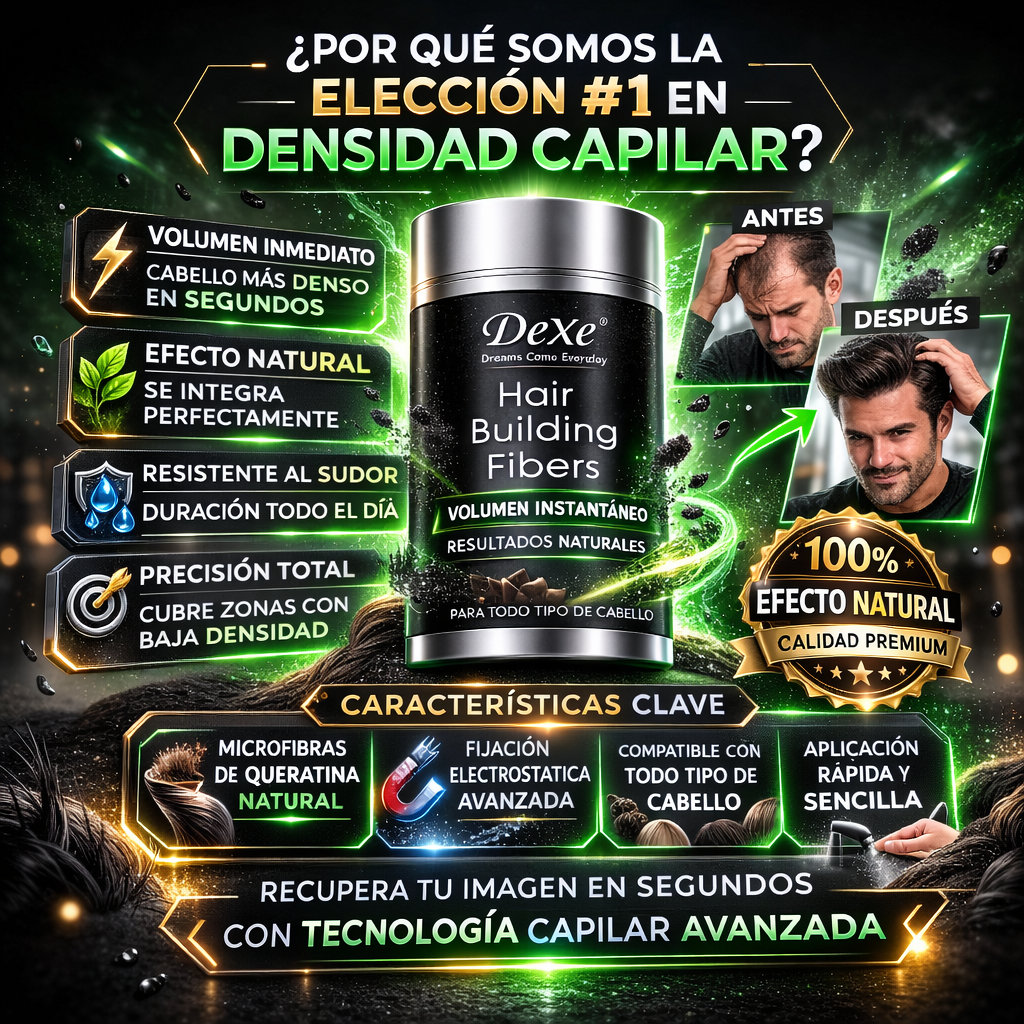 HairsBuilding – Ocultan la Calvicie en Segundos y Devuelven tu Confianza